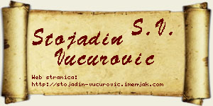 Stojadin Vučurović vizit kartica